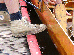 Geen schoenpunten in de huid!